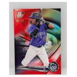 2022 Topps Bowman Platinum Adael Amador Red /10