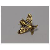 Gold Tone Bee Lapel Pin