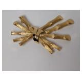 Vintage Trifari Bamboo Brooch