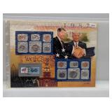 1987 US Mint Set & Postal Comm Page