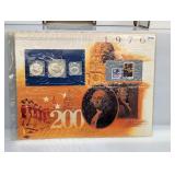 1976 US Bicentennial Set & Postal Comm Page