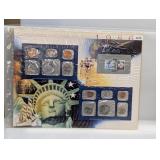 1986 US Mint Set & Postal Comm Page