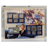1984 US Mint Set & Postal Comm Page
