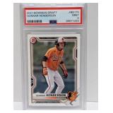 2021 Gunnar Henderson Bowman Draft PSA 9