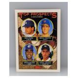 1993 Topps Top Prospects Piazza and Delgado RC
