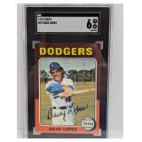 1975 Dave Lopes Topps #93 SGC 6