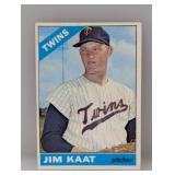 1966 Topps Baseball Jim Kaat HOF 445