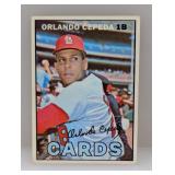 1967 Topps Baseball Orlando Cepeda HOF 20