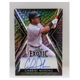 2023 Leaf Exotic BA-GM1 Gabriel Moreno Auto /7