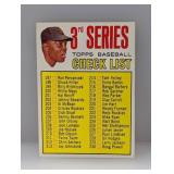 1965 Topps Baseball WILLIE MAYS CHECKLIST UNCHECK