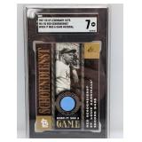 2007 Upper Deck Red Schoendienst Game Used SGC 7