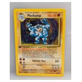 Pokemon 1999 1stï¿½Edition Machamp Holo 8 Scratches