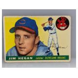 1955 Topps Baseball #7 Jim Hegan "Indians" Creas