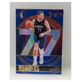 2021-22 Luka Doncic Select Numbers Blue Prizm