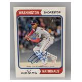 2023 Topps Heritage ROA-CA CJ Abrams Real One Auto