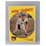 1959 Topps Baseball HN #548 Elmer Singleton Cubs