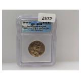 ICG 2005-D SP69 Satin Sac $1 Dollar