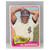 1965 Topps Baseball Al Downing Hi # 598 Creases