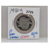 1972-G 62% Silv Olympics Germany 10 Mark