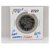 1972-F 62% Silv Olympics Germany 10 Mark