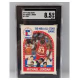 1989-90 NBA Hoops All-Star Michael Jordan SGC 8.5