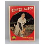 1959 Topps Baseball HN Susce Tigers Crease/Stain