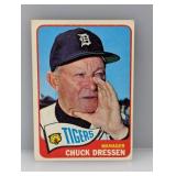 1965 Topps Baseball Chuck Dressen Hi # 538 Surface