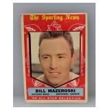 1959 Topps Baseball HN Mazerowski HOF Creases/Edge