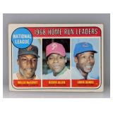 1969 Topps HR Leaders McCovey/Allen/Banks Edges