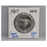 1967 80% Silv Canada $1 Dollar