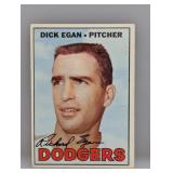 1967 Topps Baseball Dick Egan Hi # 539 Crease
