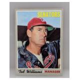 1970 Topps Baseball Ted Williams HOF Red  Sox