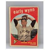 1959 Topps Baseball 260 Early Wynn HOF Edges/Stain