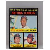 1971 Topps Leaders HOF Yastrzemski Creases/Edges