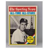 1976 Topps Baseball Ted Williams HOF Edges/Surface