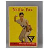 1958 Topps Nellie Fox #400 HOF Corners