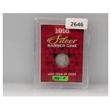 1916-S 90% Silv Barber Dime