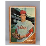 1962 Topps Baseball Art Mahaffey Hi # 550