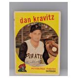 1959 Topps Baseball HN Danny Kravatz Creases/Edges