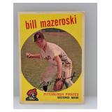 1959 Topps Bill Mazeroski #415 HOF Corners/Stain