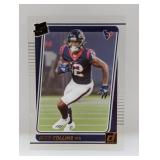 2021 Rated Rookie Nico Collins Clear Rookie #80