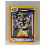 2022 Panini Score Football Aaron Rodgers Gold #96