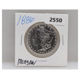 1886 90% Silv Morgan $1 Dollar