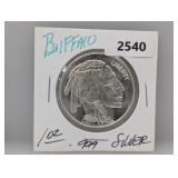 1oz .999 Silv Buffalo Round