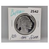 1oz .999 Silv Buffalo Round