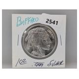 1oz .999 Silv Buffalo Round