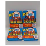 (4) 1990 Fleer Baseball Packs