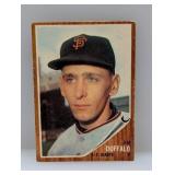 1962 Topps Baseball Jim Duffalo Hi # 578 Edges