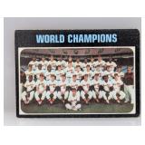 1971 Topps #1 Brooks & Frank Robinson Edges/mk