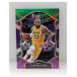2020-21 Lebron James Select Green Purple Prizm